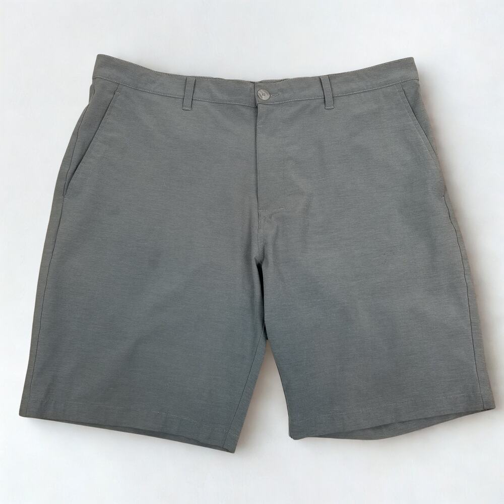 Callaway Men's Gray Flat Front Golf Shorts Waist 38